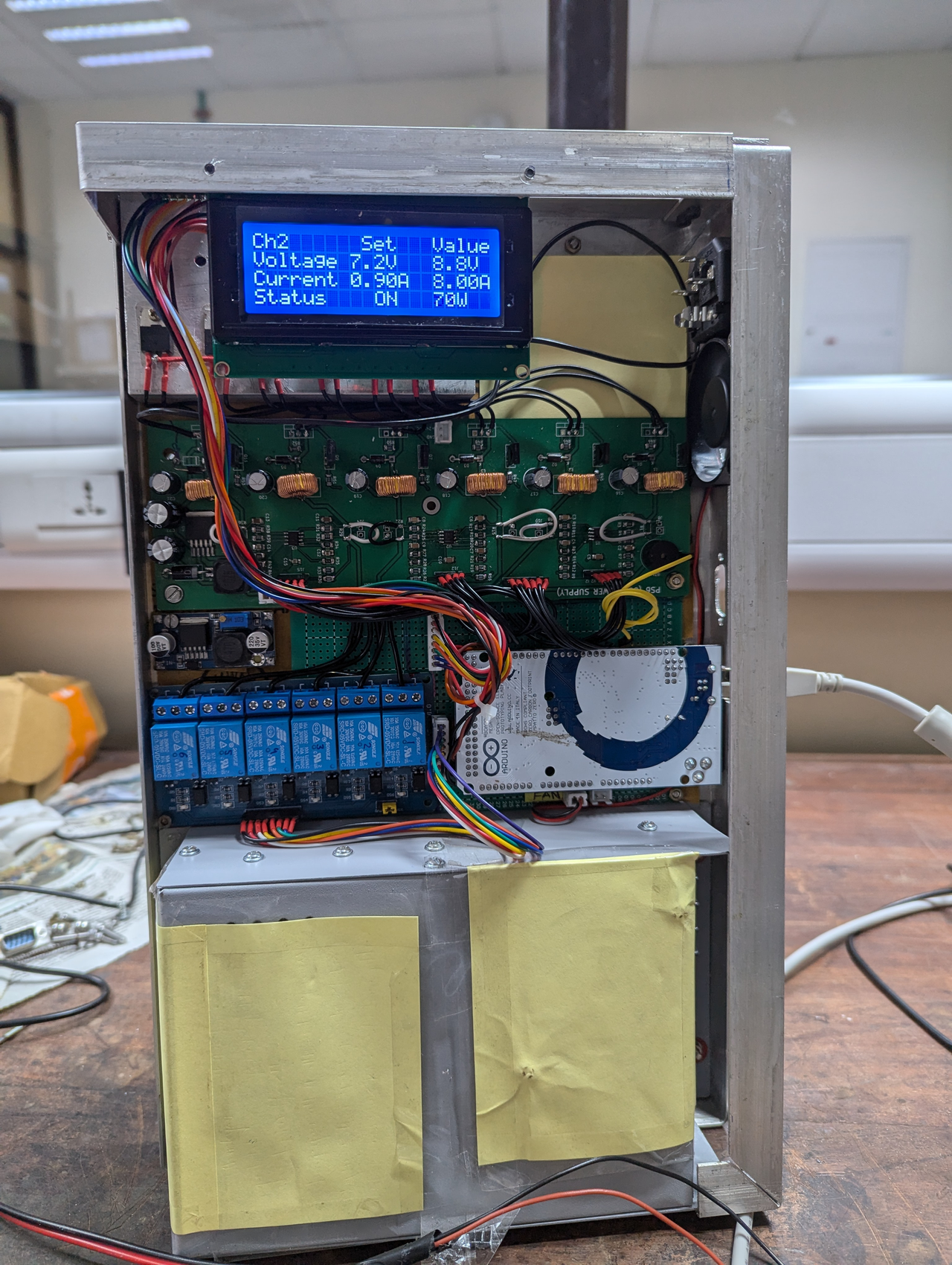 Back panel connections